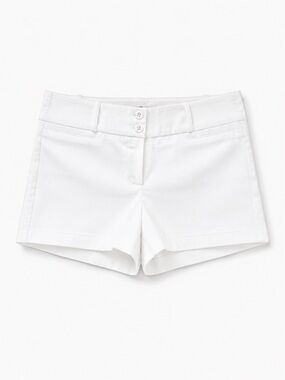 Have And Have White Low Rise Tailored Mini Shorts Womens Medium Stretch Y2K